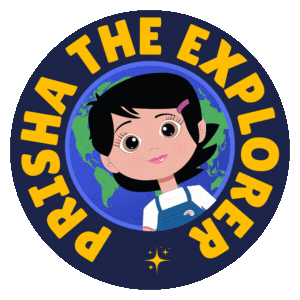 Prisha The Explorer Logo